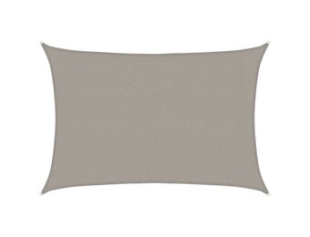 Rechthoekig Zonnezeil 3x5m HDPE Lichtgrijs - 33% Korting