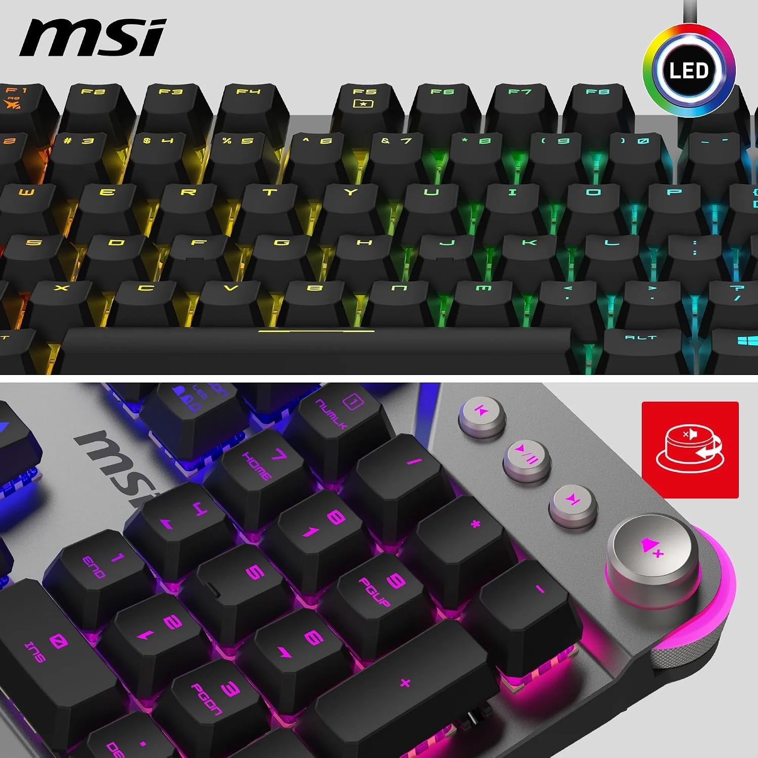 MSI STRIKE 600 AZERTY Gaming Toetsenbord - Stil & Comfortabel (34% Korting)