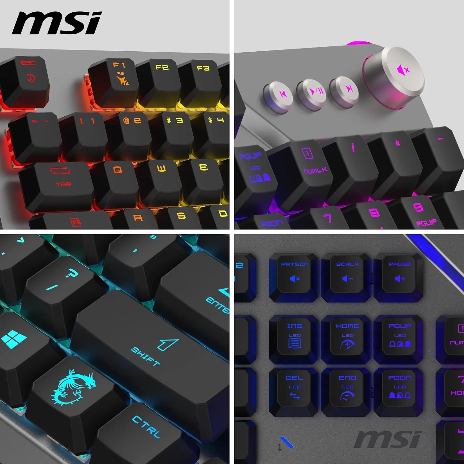 MSI STRIKE 600 AZERTY Gaming Toetsenbord - Stil & Comfortabel (34% Korting)