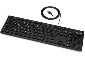 Amazon Basics USB Toetsenbord QWERTZ (Duits) Matzwart - 44% Korting