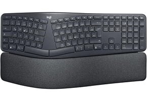 Ergonomisch Draadloos Toetsenbord QWERTZ met Polssteun - 41% Korting