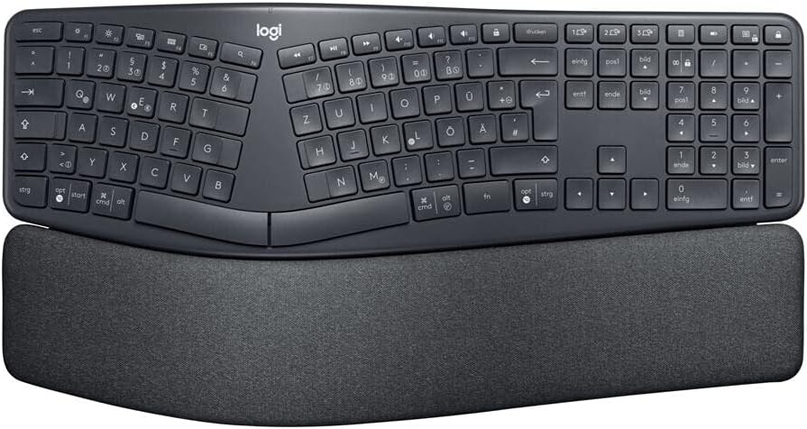 Logitech ERGO K860 Ergonomisch Toetsenbord - QWERTZ - Zwart - 34% Korting