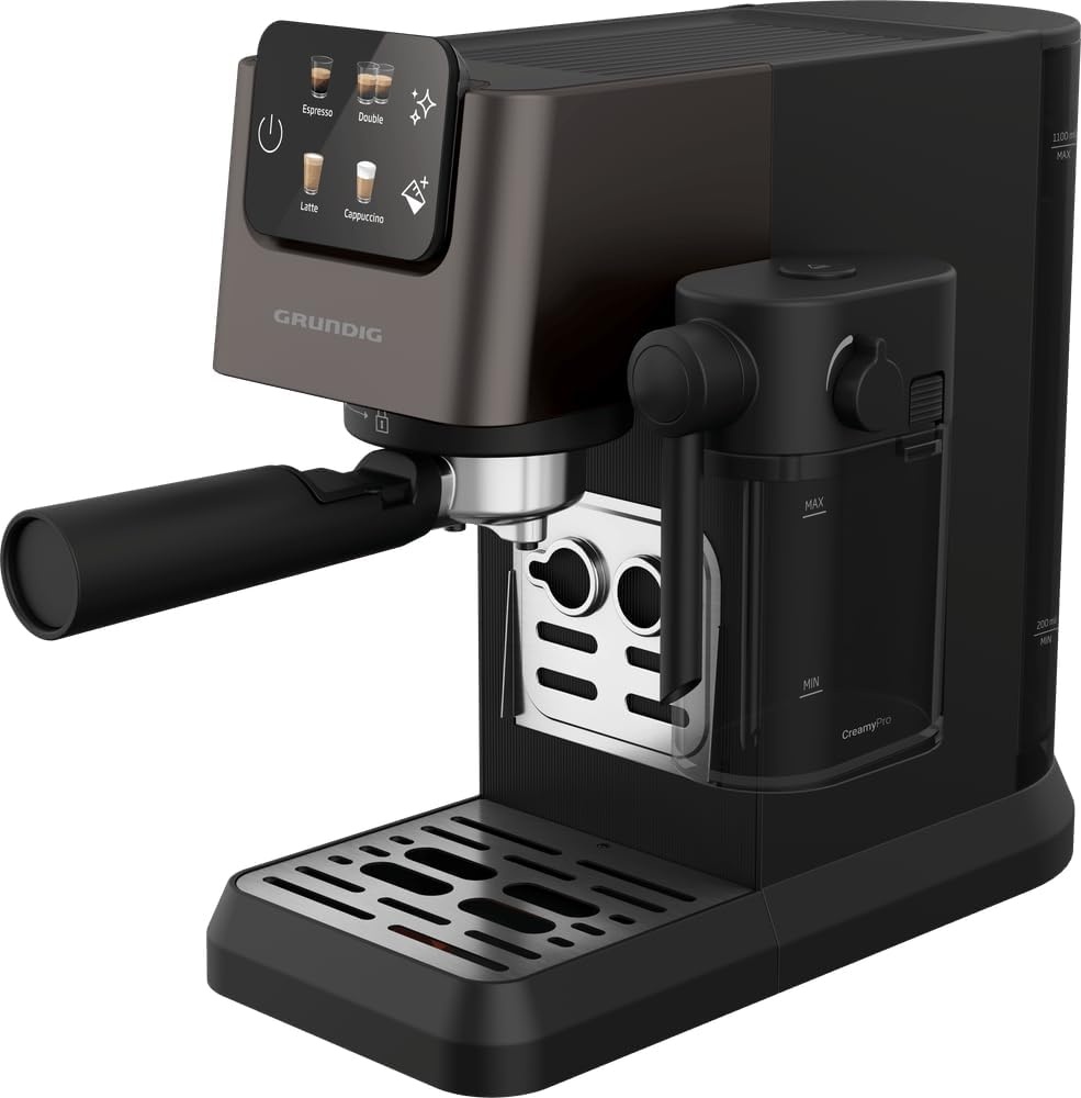Grundig Espressomachine KSM 5330 - 1628W - 15 Bar - Met Melkreservoir - 54% Korting