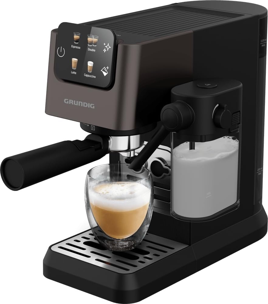 Grundig Espressomachine KSM 5330 - 1628W - 15 Bar - Met Melkreservoir - 54% Korting