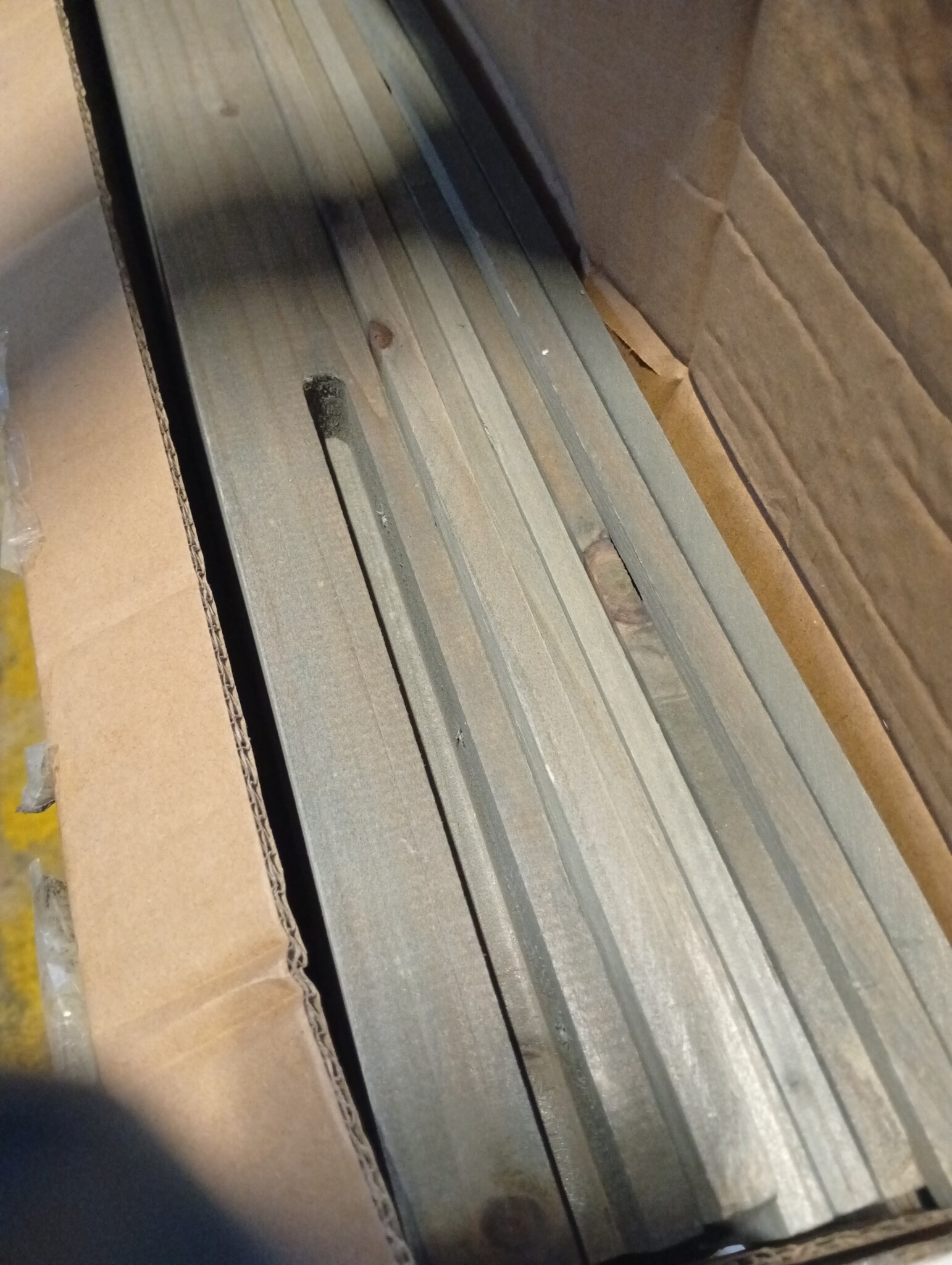 Plantenbak Vurenhout Grijs 118x59x76 cm - 54% Korting!