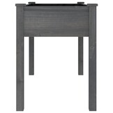 Plantenbak Vurenhout Grijs 118x59x76 cm - 54% Korting!