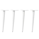 Salontafelpoten Staal Wit - Set van 4 - 42-43 cm - 33% Korting