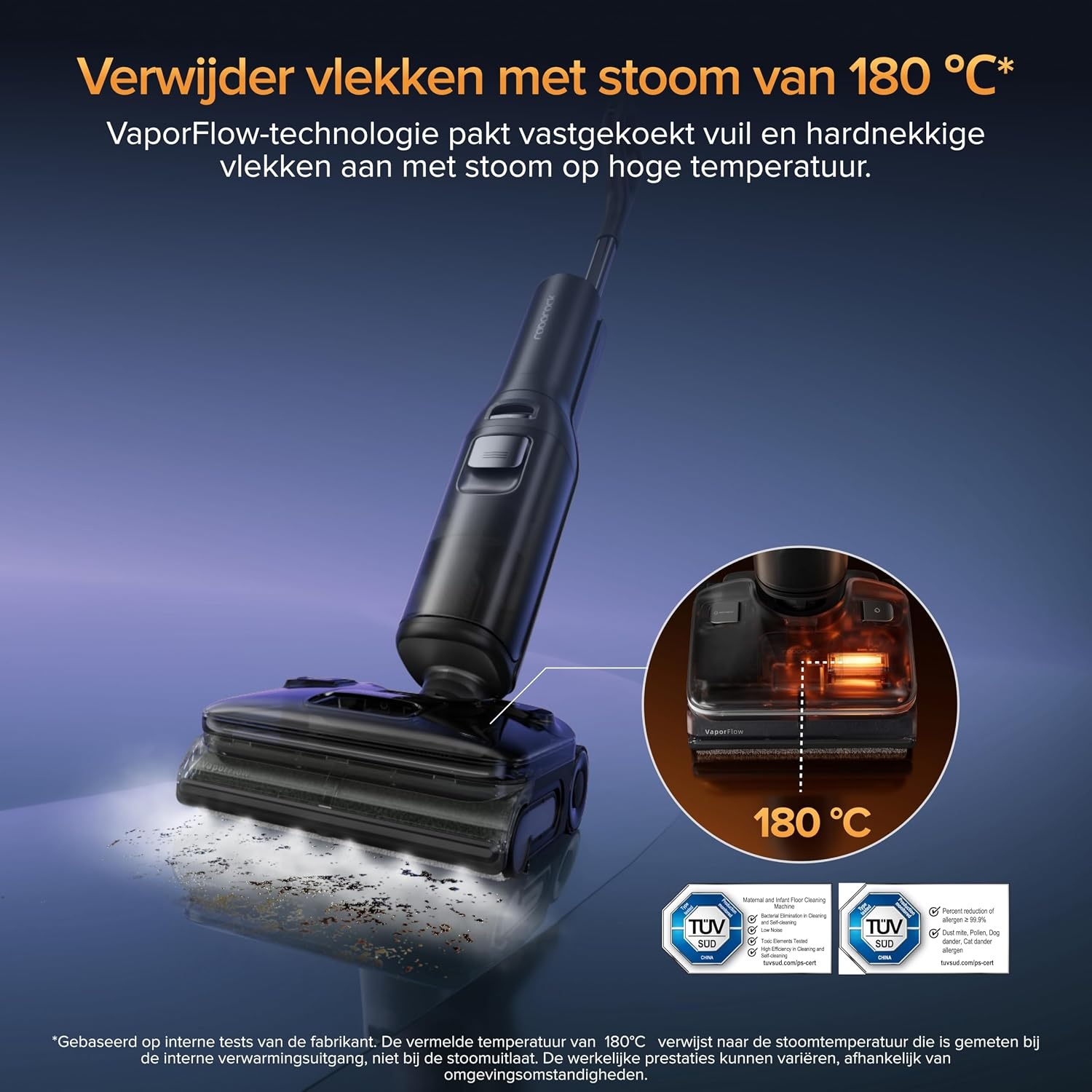 Roborock F25 Ultra Stoomstofzuiger - 55% Korting!