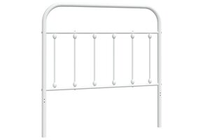 vidaXL Metaal Wit Hoofdbord 100cm - 38% Korting