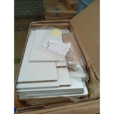 Wit Bureau 120x42x76 cm Spaanplaat - 59% Korting