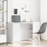 Wit Bureau 120x42x76 cm Spaanplaat - 59% Korting