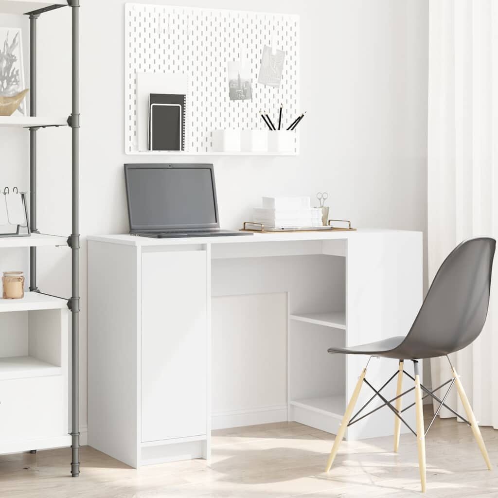 Wit Bureau 120x42x76 cm Spaanplaat - 59% Korting