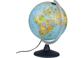 Idena Verlichte Wereldbol 30 cm met Dieren (meerdere, M) - 51% Korting
