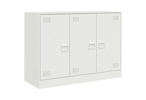 vidaXL Dressoir Wit Staal - 41% Korting