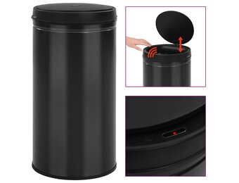 Automatische Sensor Prullenbak 60L Zwart - 34% Korting!