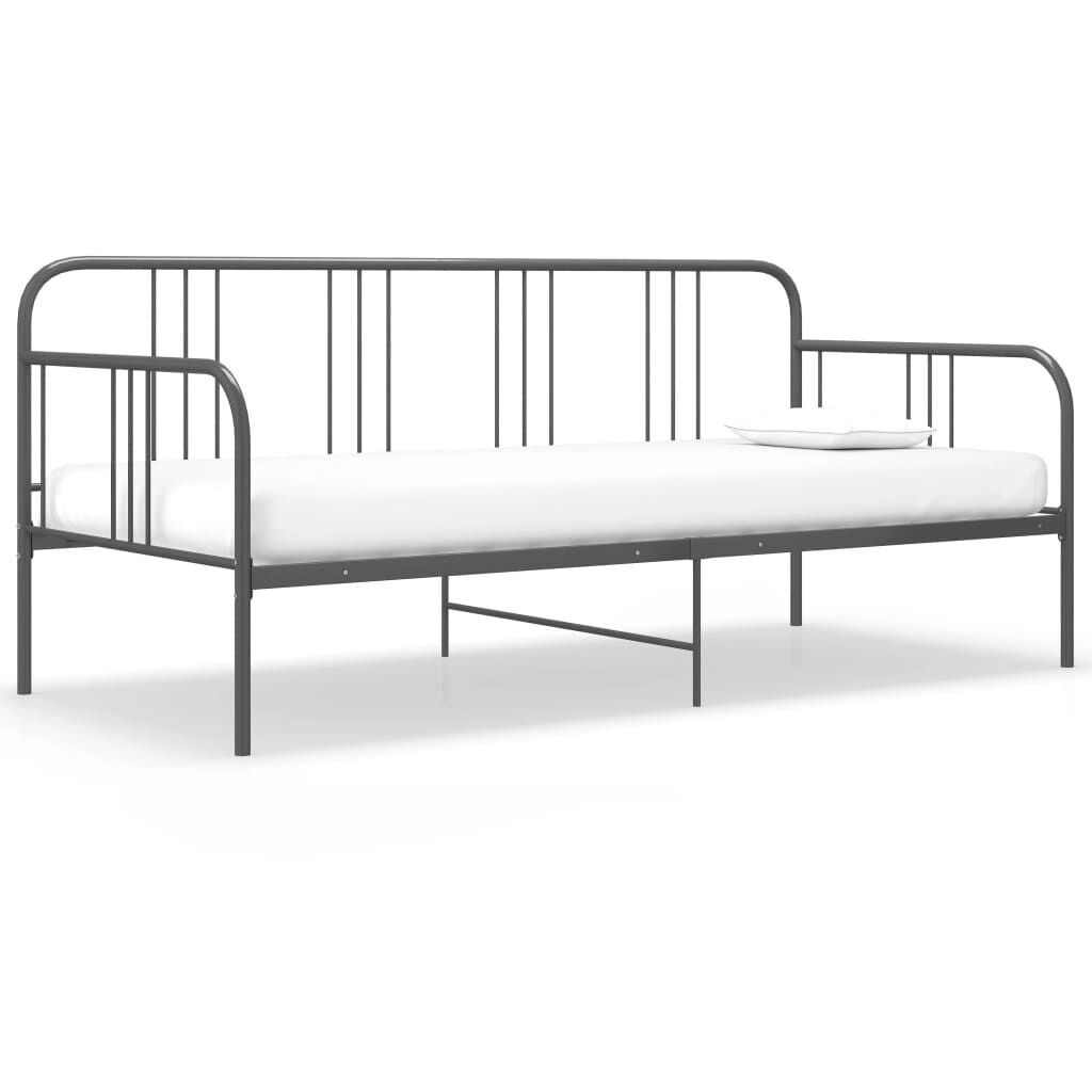 Grijze Slaapbank 90x200cm - 54% Korting!