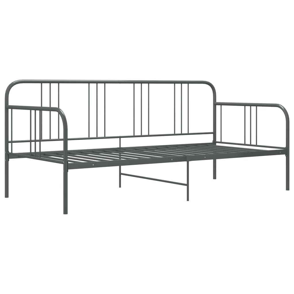 Grijze Slaapbank 90x200cm - 54% Korting!