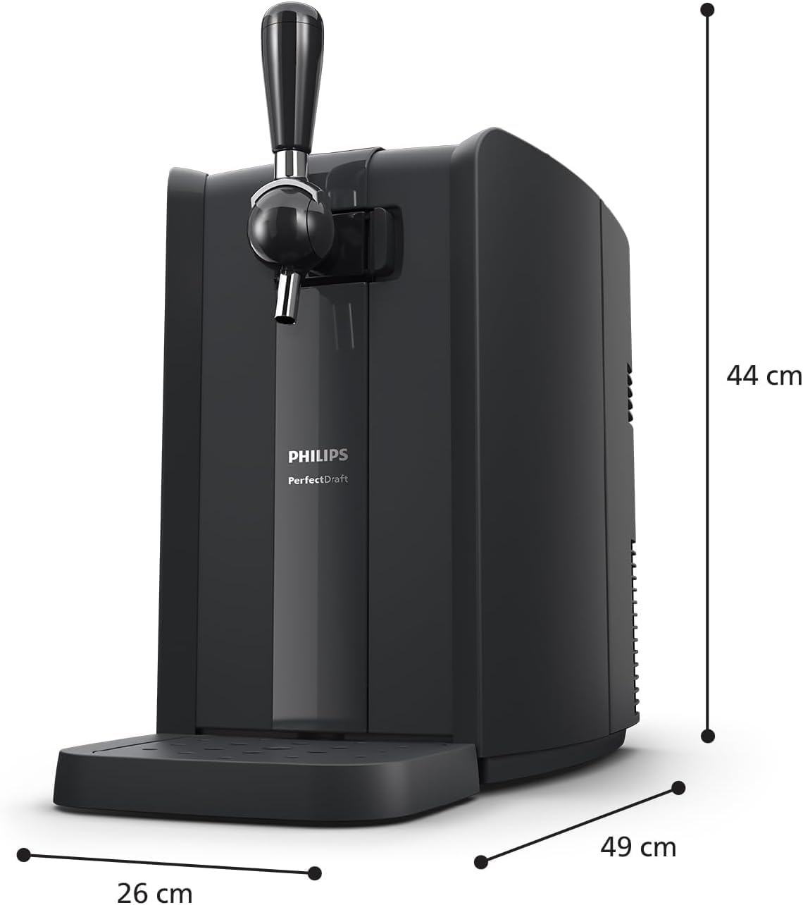 Philips PerfectDraft Thuistap 6L - Zwart (54% Korting)