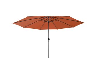 Terracotta Parasol 400cm met LED-verlichting - 54% Korting!