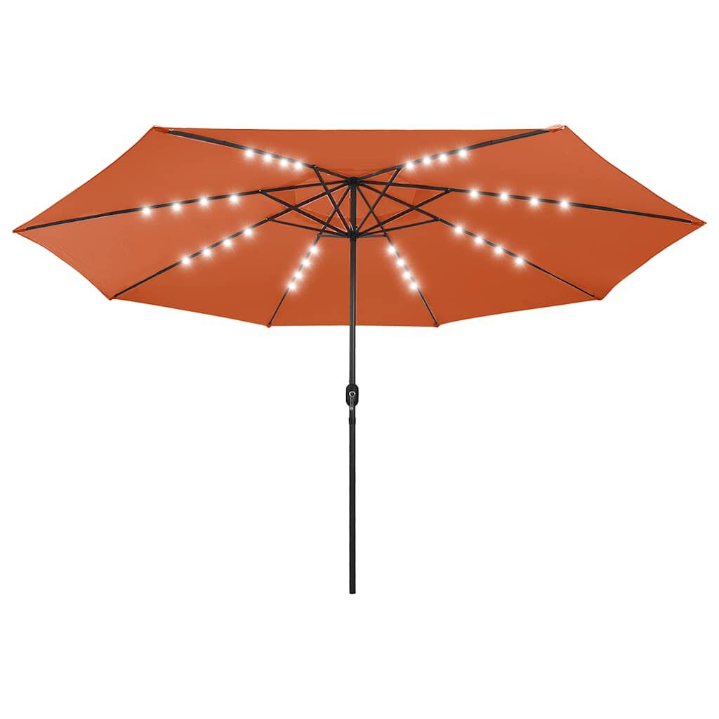 Terracotta Parasol 400cm met LED-verlichting - 54% Korting!