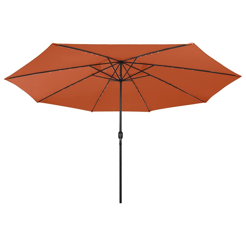 Terracotta Parasol 400cm met LED-verlichting - 54% Korting!