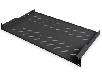 DIGITUS 19-inch Legbord Serverkast - 1U - 25cm Diep - Zwart - 31% Korting