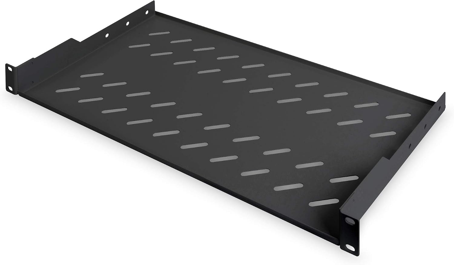 DIGITUS 19-inch Legbord Serverkast - 1U - 25cm Diep - Zwart - 31% Korting