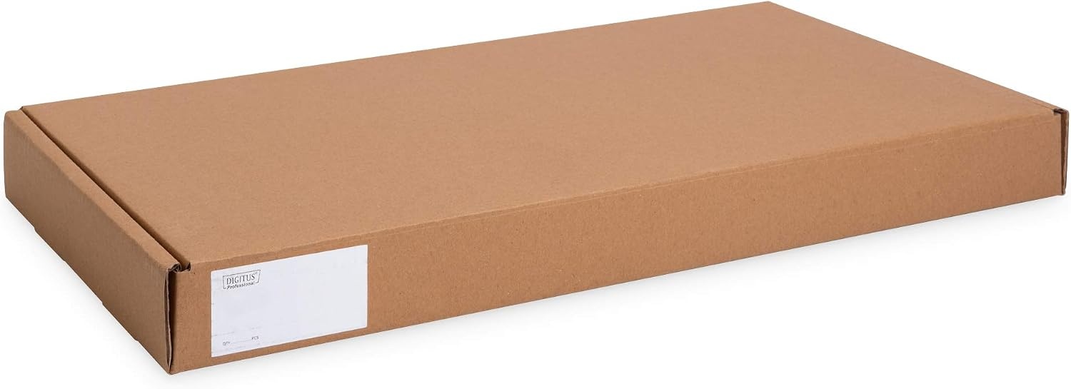 DIGITUS 19-inch Legbord Serverkast - 1U - 25cm Diep - Zwart - 31% Korting