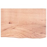 Massief Houten Wastafelblad Lichtbruin 60x40cm - 34% Korting