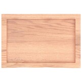 Massief Houten Wastafelblad Lichtbruin 60x40cm - 34% Korting