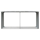 Haardhoutschuur 330cm Gegalvaniseerd Staal Grijs - 34% Korting