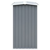 Haardhoutschuur 330cm Gegalvaniseerd Staal Grijs - 34% Korting