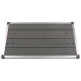 Roestvrijstalen Buitendouchebak Grijs 110x62 cm - 54% Korting