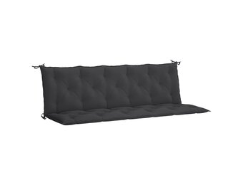 vidaXL Tuinbankkussen Oxford Stof Zwart - 180x(50+50)x7 cm - 33% Korting