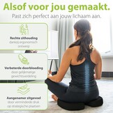 Ergonomisch Zitkussen van Traagschuim - Zwart - 33% Korting