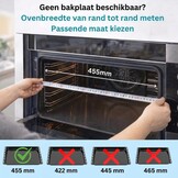 ICQN Bakplaat 46,5 x 37 cm Geëmailleerd - Maat 465x30 mm
