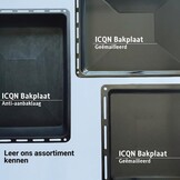 ICQN Bakplaat 46,5 x 37 cm Geëmailleerd - Maat 465x30 mm