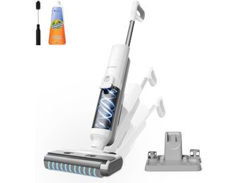 Proscenic F10 Ultra Draadloze Steelstofzuiger en Dweil – Wit – 3-in-1 Nass-Droogreiniger