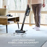 Shark PowerPro Draadloze Steelstofzuiger - Tot 60 Min. Accuduur - Grijs