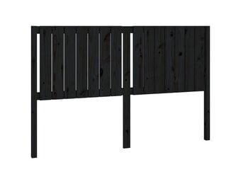 Hoofdbord Massief Grenenhout Zwart - 83% Korting