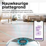 Robotstofzuiger Matrix Plus 2-in-1 met LiDAR navigatie - Wit (35% Korting)