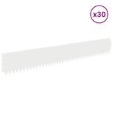 vidaXL Gazonrand Wit (30 stuks) - 54% Korting!