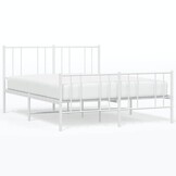 Wit Metalen Bedframe 120x200 cm - 53% Korting