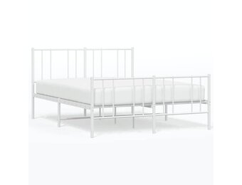 Wit Metalen Bedframe 120x200 cm - 53% Korting