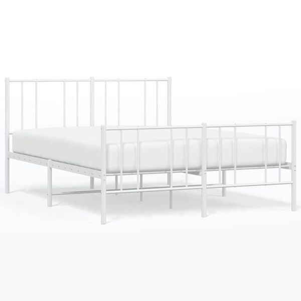 Wit Metalen Bedframe 120x200 cm - 53% Korting
