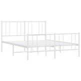 Wit Metalen Bedframe 120x200 cm - 53% Korting