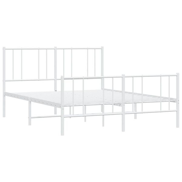 Wit Metalen Bedframe 120x200 cm - 53% Korting