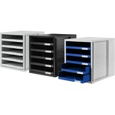 Ladebox Lichtgrijs DIN A4, 5 Laden - 51% Korting!