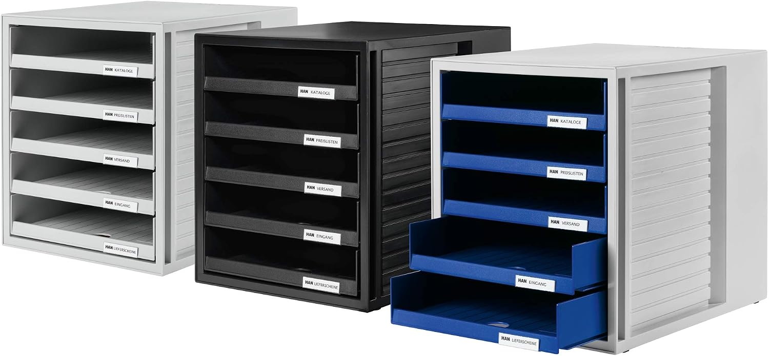 Ladebox Lichtgrijs DIN A4, 5 Laden - 51% Korting!