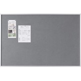 Prikbord Grijs Vilt 90x60 cm met Aluminium Frame - 33% Korting